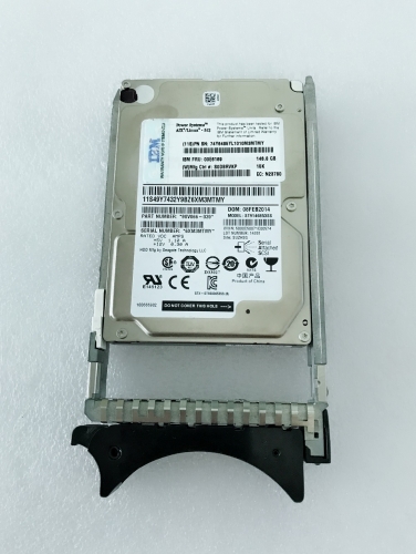 00E6169 IBM 146GB 15K SAS 6G 2.5" Hard Drive ST9146853SS * Pulled