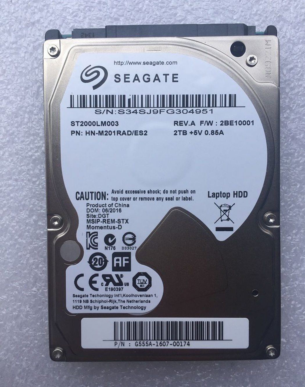 Seagate Spinpoint M9T 2TB 2.5" Internal Hard Drive ST2000LM003