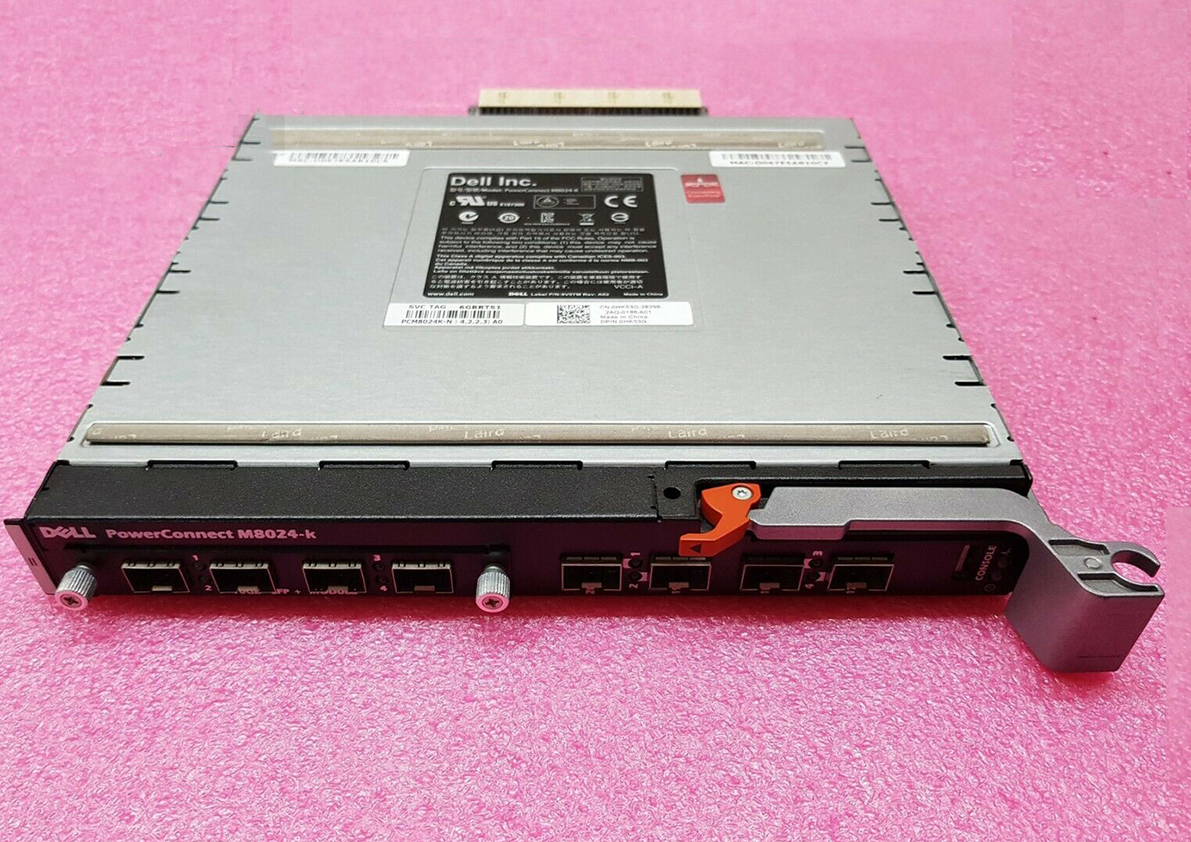 Dell PowerConnect M8024-K w/ 4 Port SFP+ N805D M1000e Blade Switch ...